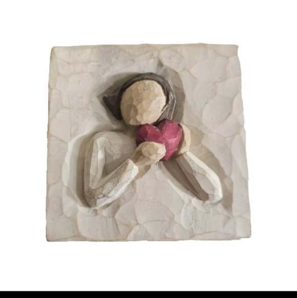 Willow Tree Square Keepsake  Trinket Love Box by Lordi  From the Heart 2003 - Picture 2 of 13